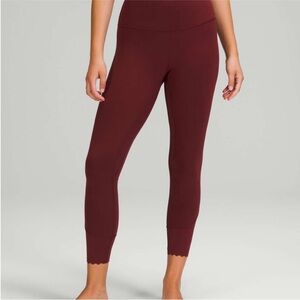 lululemon athletica Burgundy Leggings